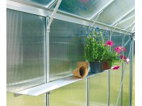 Hliníkový regál 122 cm x 15 cm