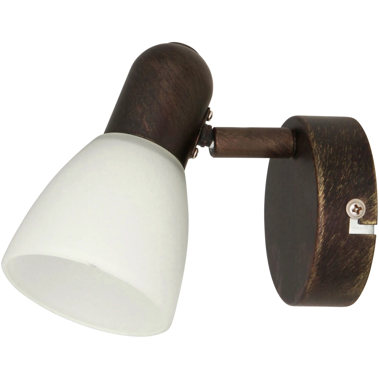 E-shop Rabalux 1bod. nástenné svietidlo SOMA antická hnedá max. 1x40W E14 pr. 80x110mm