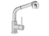 OBI Jednopáková stojanková drezová batéria Sadro pochrómovaná so spŕškou