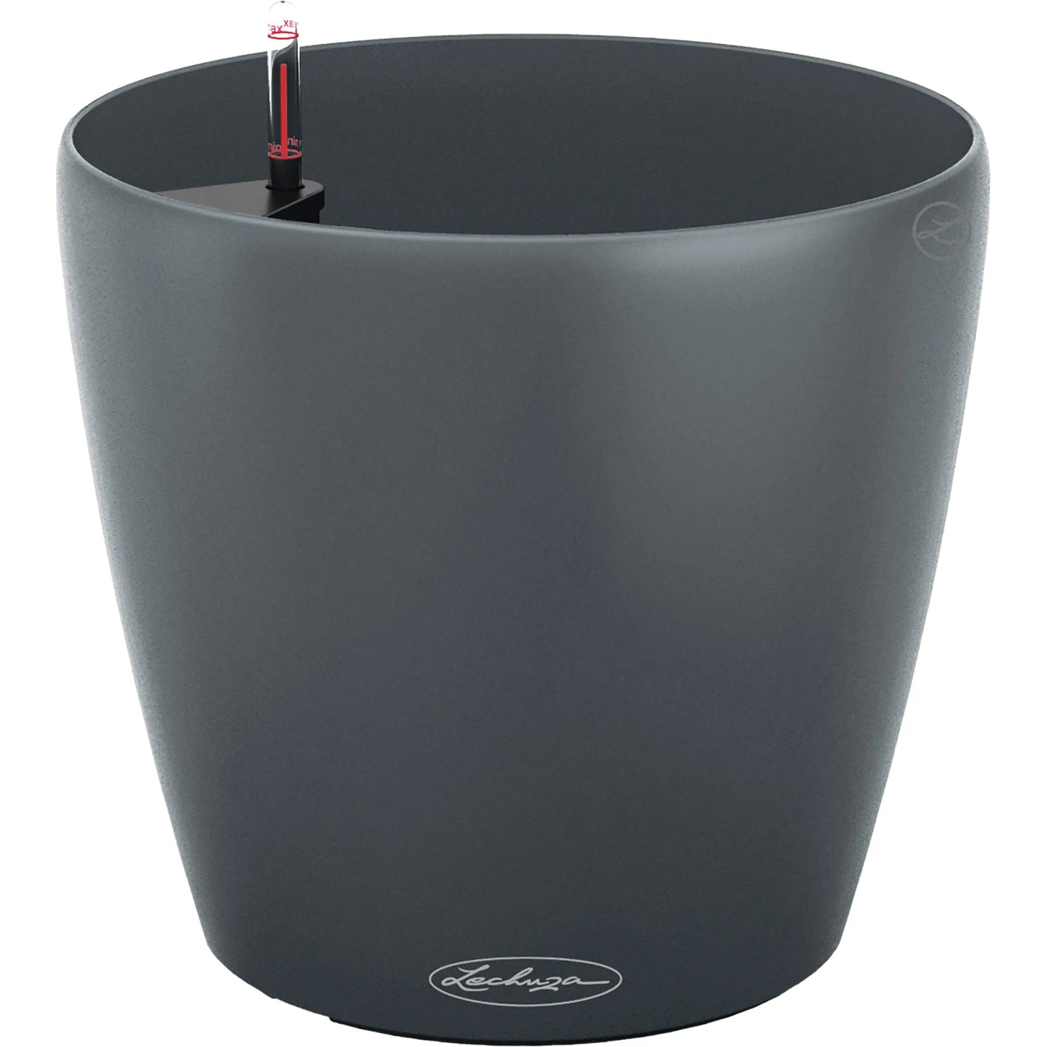 E-shop Lechuza Samozavlažovací kvetináč Classico Color Eco 21 sivý pr. 21,5 x 20,5 cm