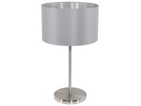 Stolná lampa Maserlo sivá