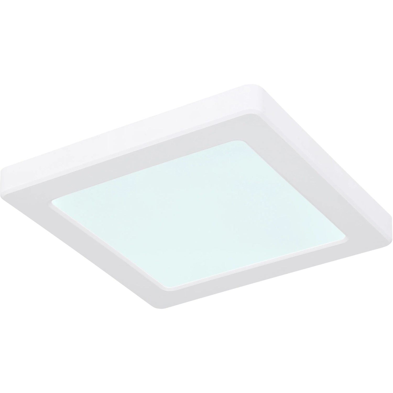 E-shop GLOBO LED svietidlo LASSE biela 12W 1050lm 3000/4000/6500K 167 x 167 x 17 mm