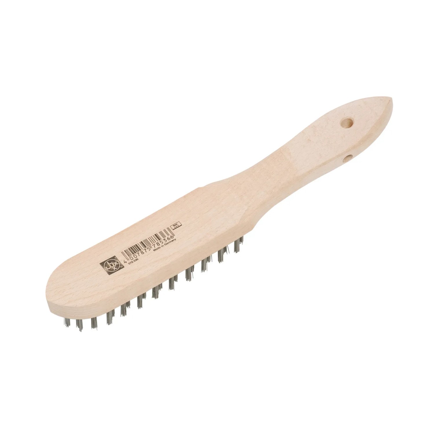 E-shop LUX-TOOLS Oceľová drôtená kefa 6-radá