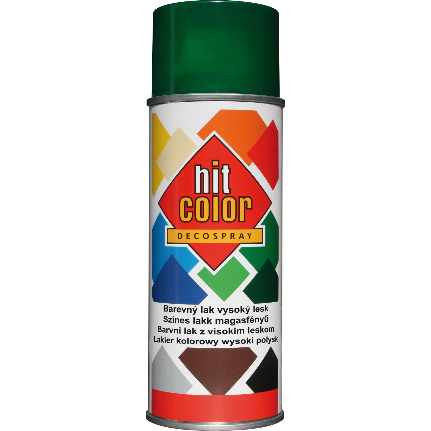 E-shop hitcolor Dekoratívny lak v spreji vysoký lesk RAL 6005 machovo zelený 400 ml