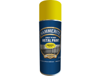 Hammerite Priamo na hrdzu farba na železné kovy v spreji hladká žltá 400 ml