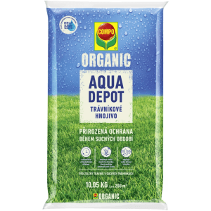 COMPO ORGANIC AQUA-DEPOT Trávnikové hnojivo, 10,05 kg