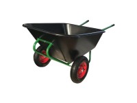 M.A.T. Záhradný fúrik dvojkol. 210L, nafuk. koleso, PH korba, nosnosť 120 kg