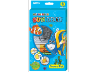 Amos Farby na sklo súprava 6 farieb, 10,5 ml + 6 sklíčok, Morské ryby