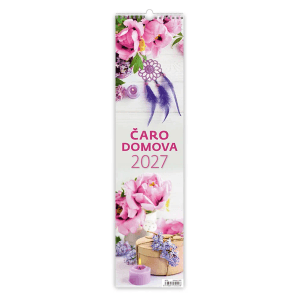 Helma 365 Nástenný mesačný kalendár 2027 plánovací Čaro domova 12 x 48 cm