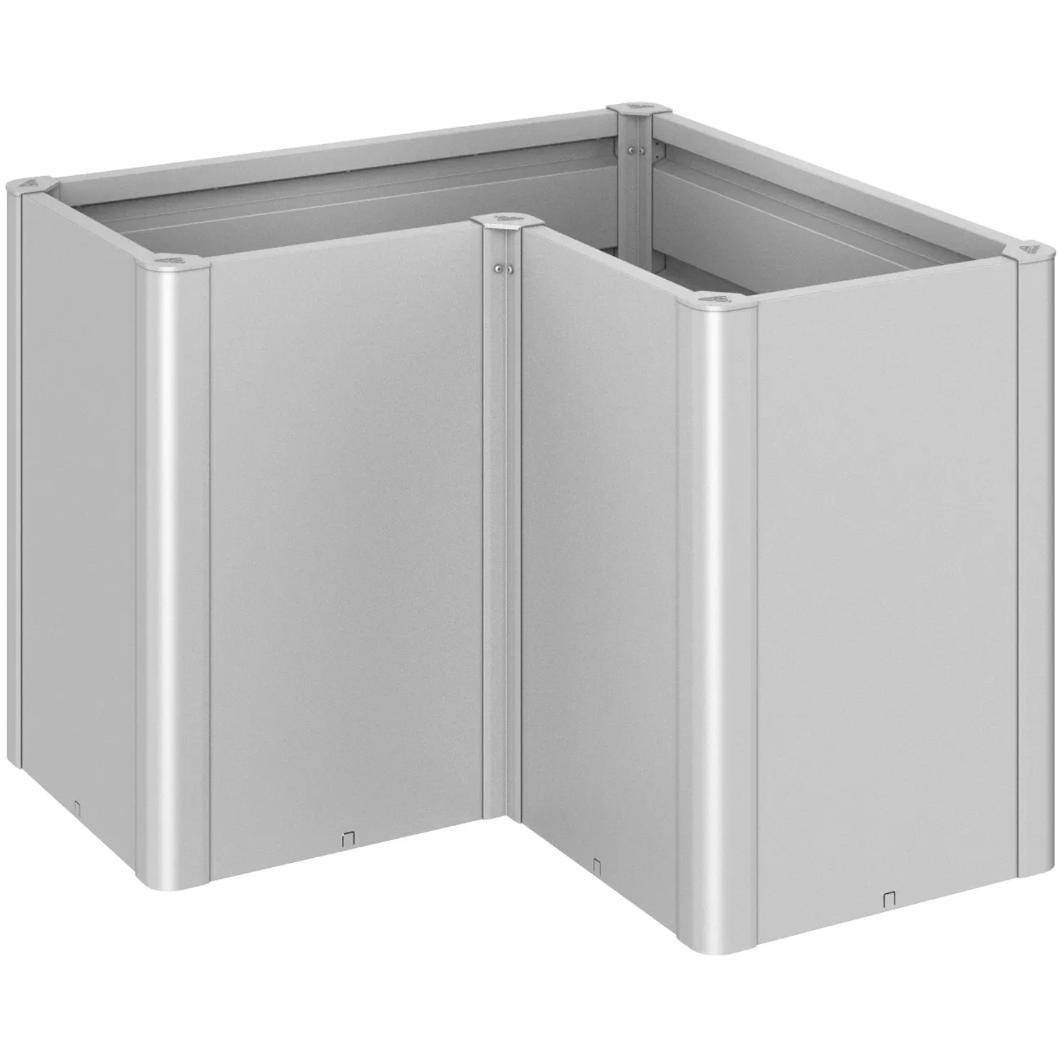 E-shop Biohort Vyvýšený záhon Belvedere Maxi L100 strieborný, 102 x 102 x 53 x 77 cm