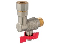 Ferro Rohový guľový kohút KFM1SGPK, ku kotlom 1/2