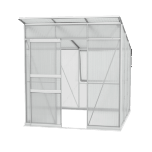 Skleník Vitavia Palma 4450 s rámom, 4,4 m², kov, polykarbonátové dosky, posuvné dvere.