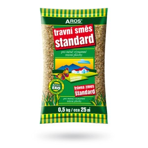 Balenie trávneho osiva Aros Standard, vhodné pre menej významné trávnaté plochy.