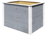 Weka Modulárny drevený vyvýšený záhon Element, sivá, 100 x 69 x 71 cm