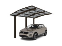 Ximax Alu prístrešok na auto Portoforte Typ 110 Standard hnedá 270 x 495 cm