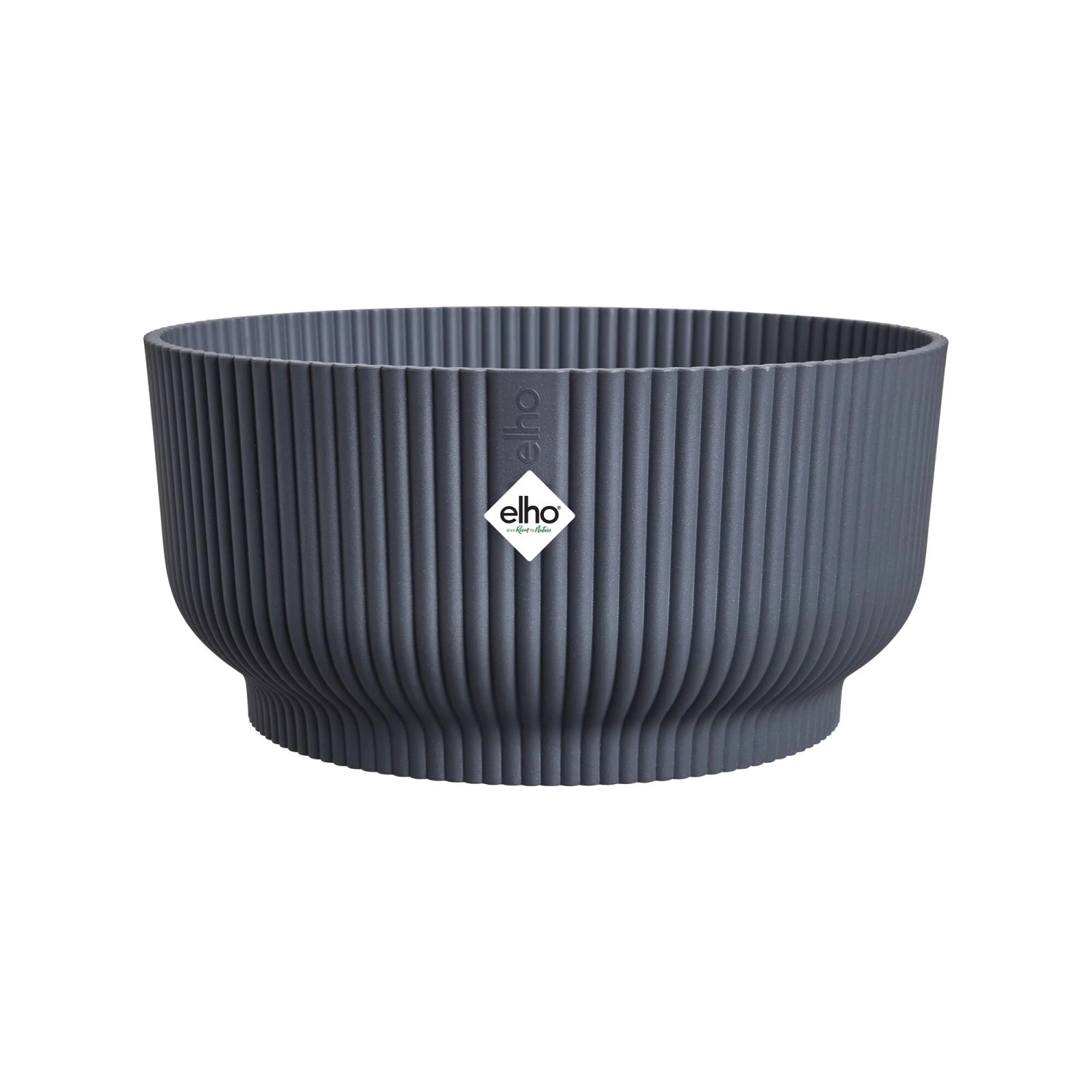 E-shop elho Miska na rastliny Vibes Fold Bowl antracitový pr. 25 x 12 cm