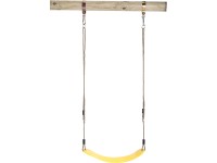 SwingKing Hojdačka so sedadlom Flex, žltá, 66 x 14 cm