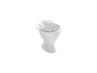 Jika Stojaca výlevka MIRA s plastovou mriežkou, biela