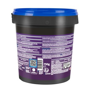 Dóza s prísadou lepidla Metylan Ovalit TM, 750 g, na tapety a nástenné krytiny.