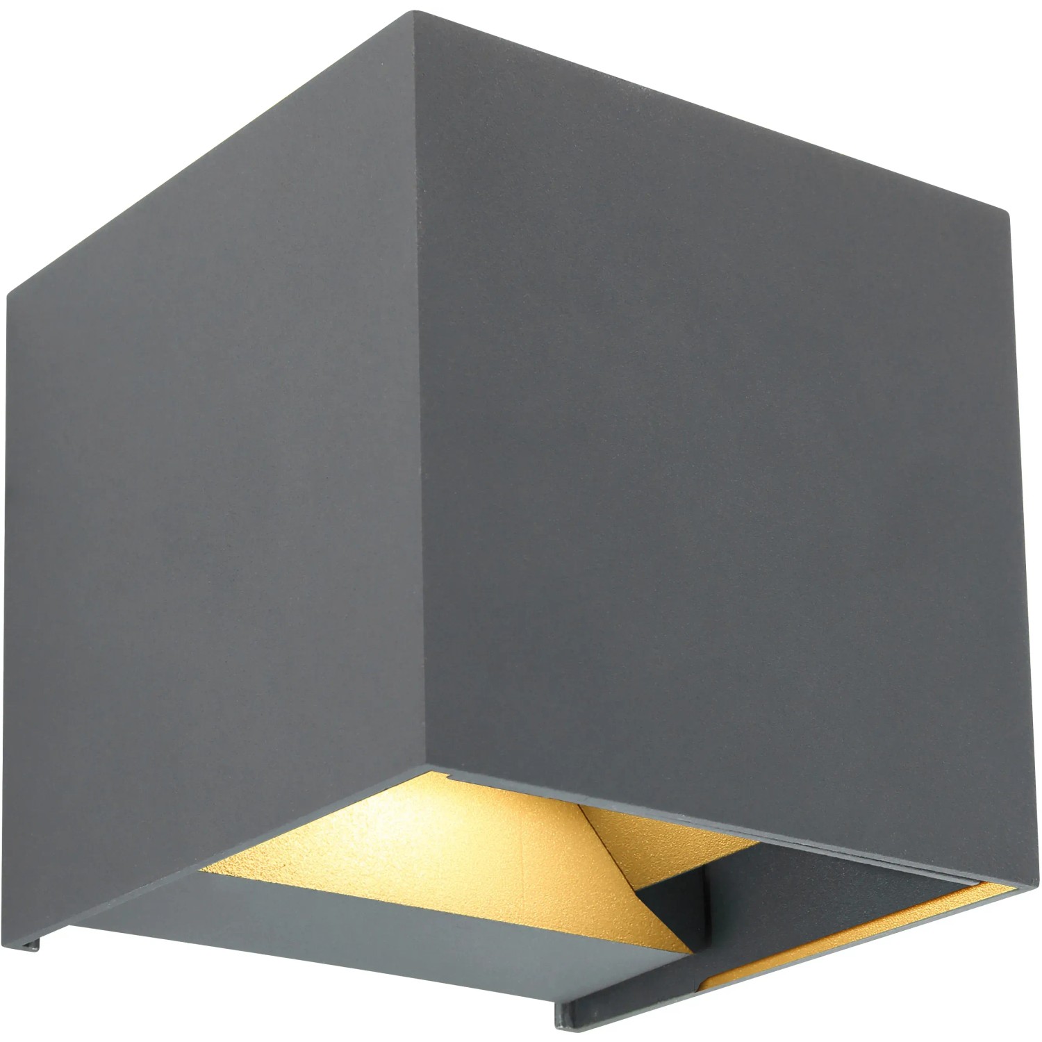 E-shop GLOBO LED vonkajšie svietidlo VERONIKA sivá 3W, 290lm, 3000 K, 100 x 100 x 100mm