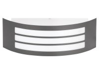 Rabalux Vonkajšie nástenné svietidlo Roma, antracitová, 31,8 x 10 cm