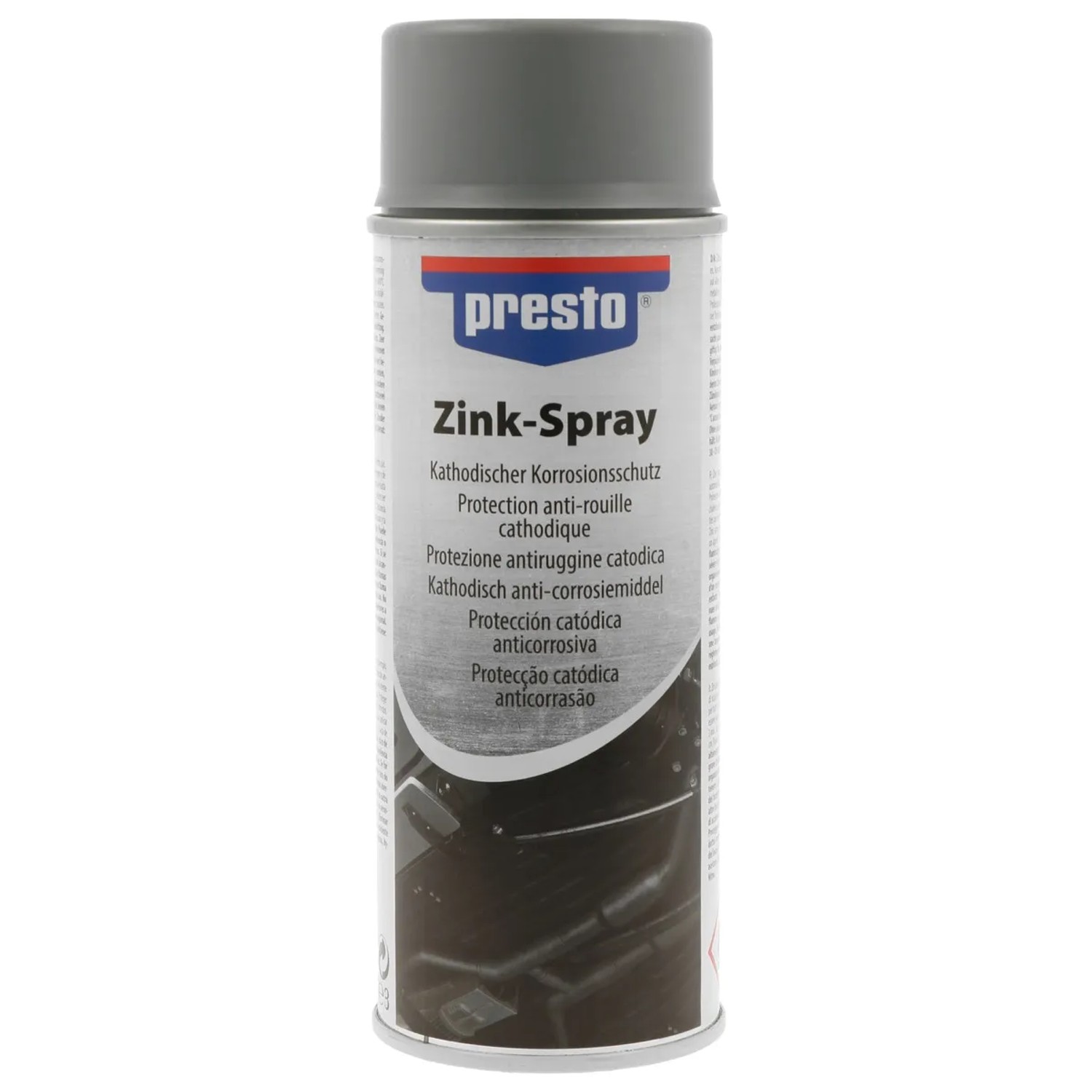 E-shop Presto Zinkový sprej 400 ml sivý