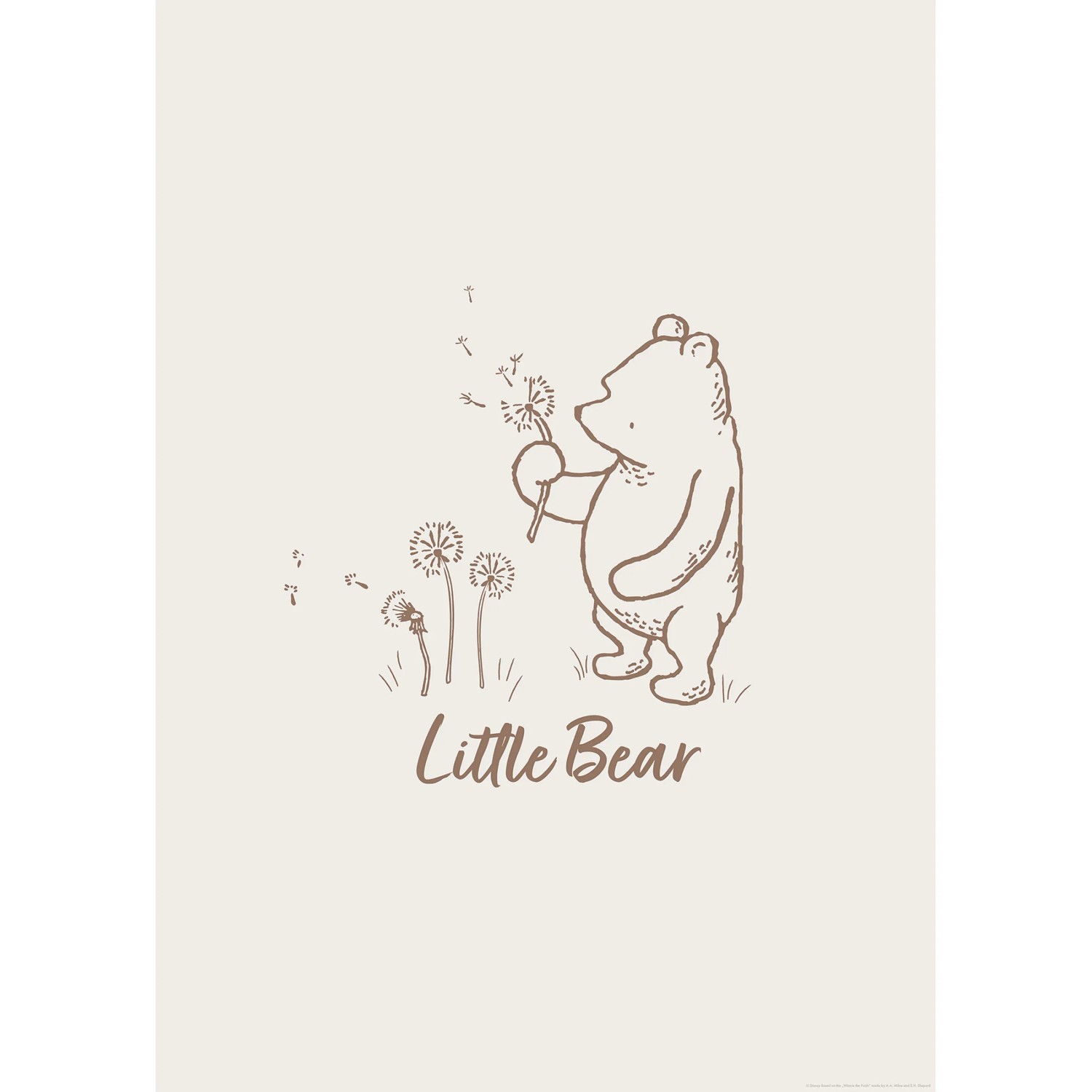 E-shop Komar Plagát Disney Winnie the Pooh Little Bear 50 cm x 70 cm