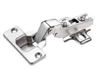 Hettich Dvojramenný nábytkový záves, polovičné prekrytie, poniklovaný, 35 mm