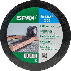SPAX® Tape 87 PE, samolepiaca, rolka 87 mm x 30 m pre podklad terasových dosiek.