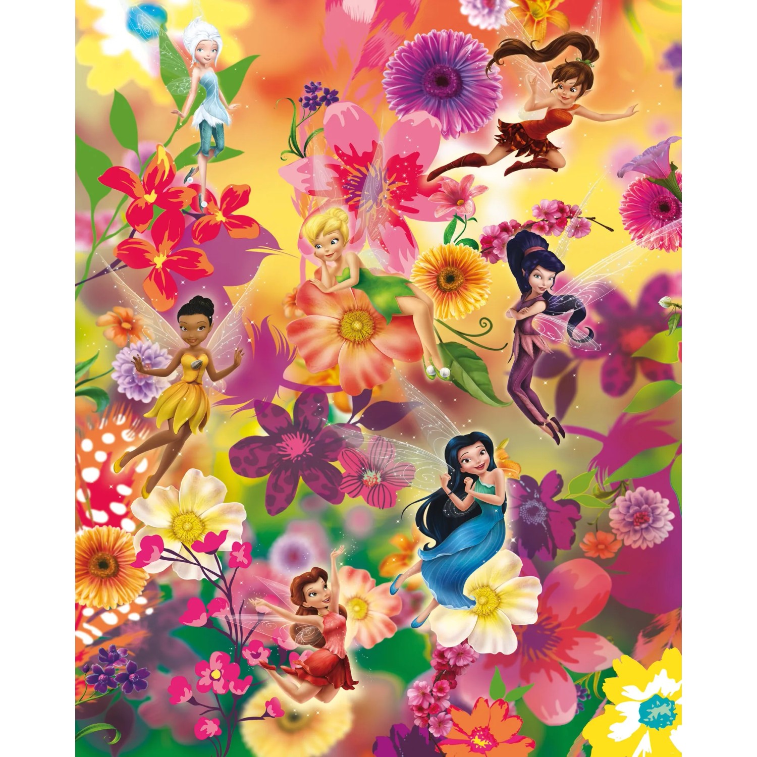 E-shop Komar Vliesová fototapeta Fairies Flowers 200 x 250 cm