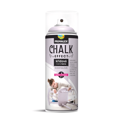 PRIMALEX Kriedová matná farba v spreji Chalk Effect sivofialová 400 ml