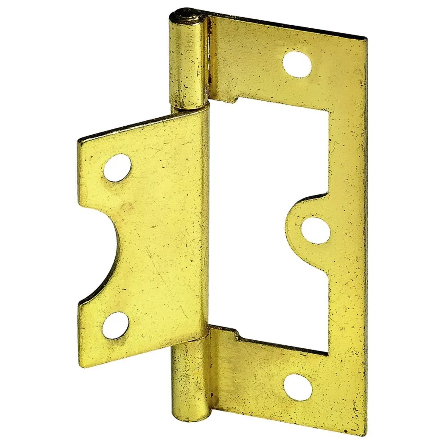 E-shop Hettich Záves pre lamelové dvere 50 mm x 23 mm pomosadzená oceľ, 2 ks