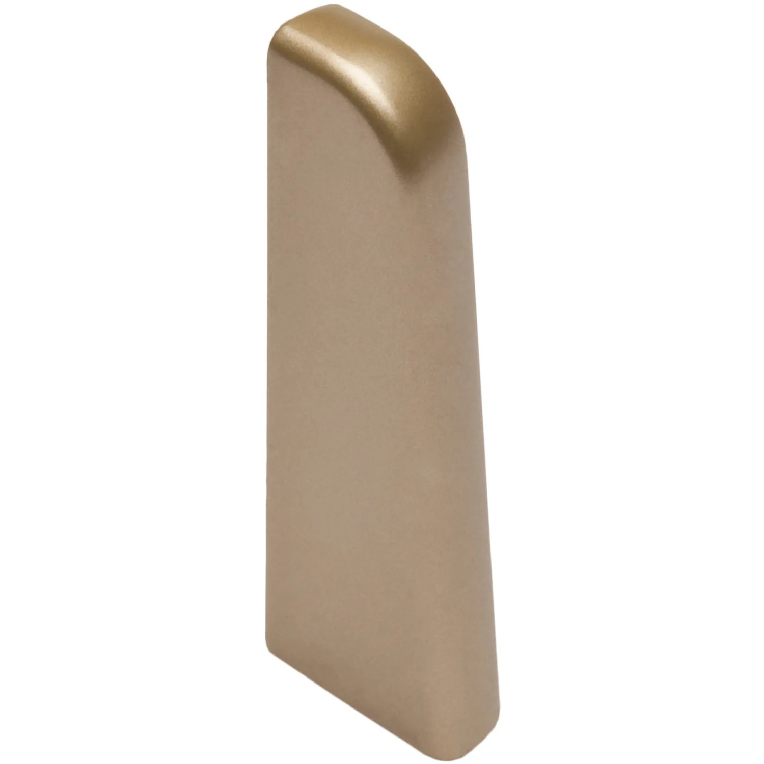E-shop OBI Koncovka zlatá matná 60 mm x 20 mm, 2 ks