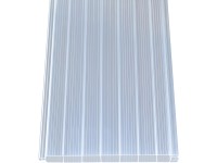 PVC panely s dutými komorami 200 x 20 x 1,6 cm priehľadné