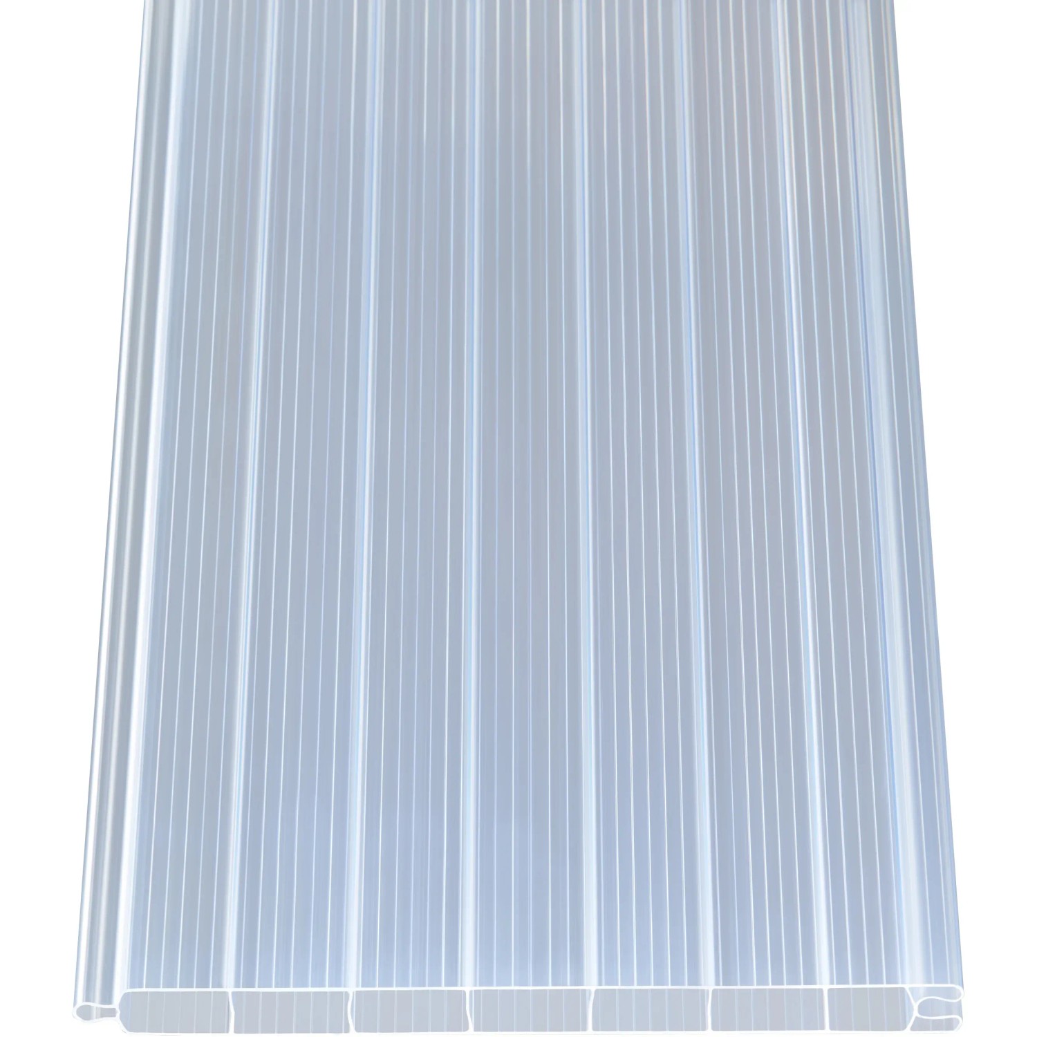 E-shop PVC panely s dutými komorami 200 x 20 x 1,6 cm priehľadné