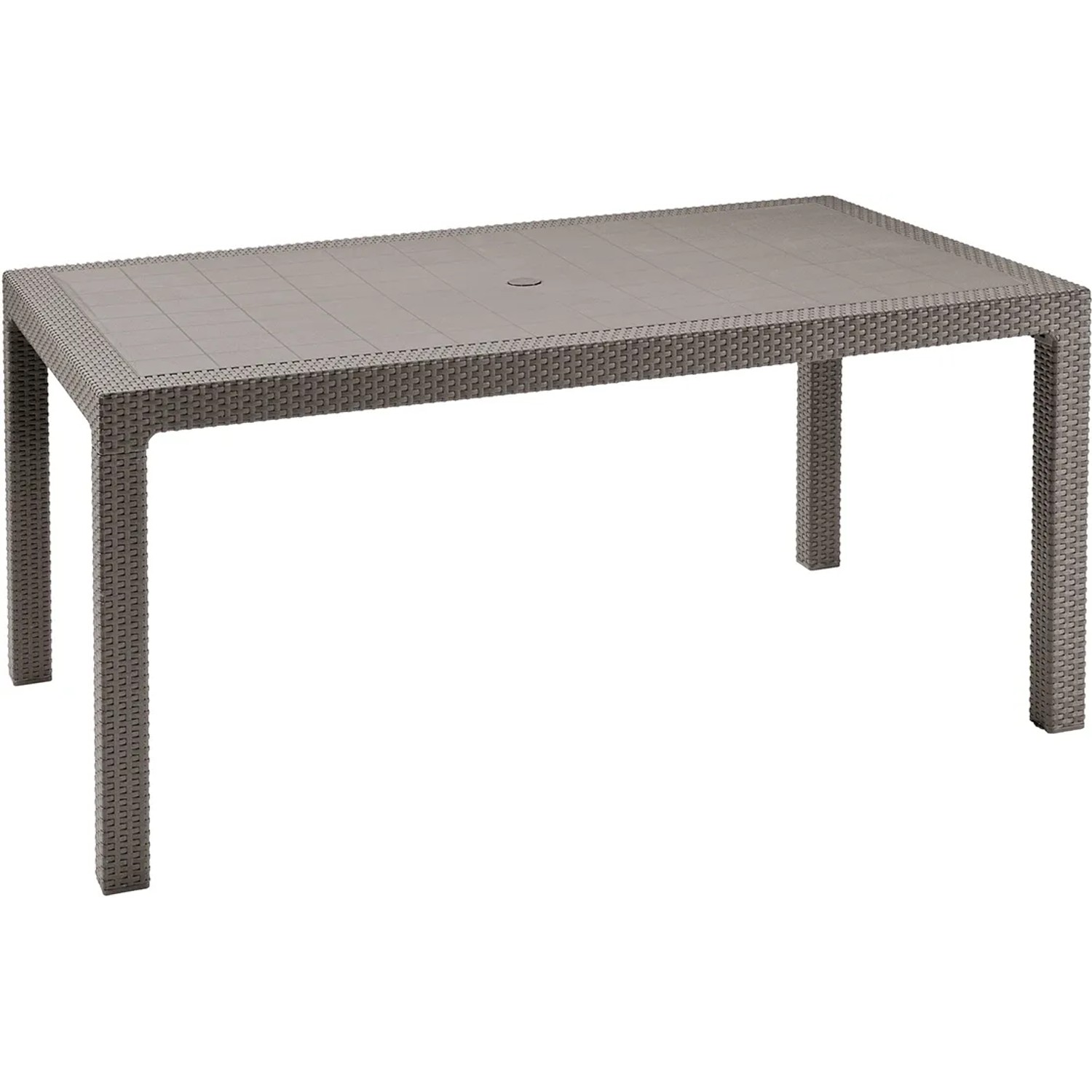 E-shop Keter Záhradný stôl Melody, cappuccino, 160,5 x 94,5 x 74,5 cm
