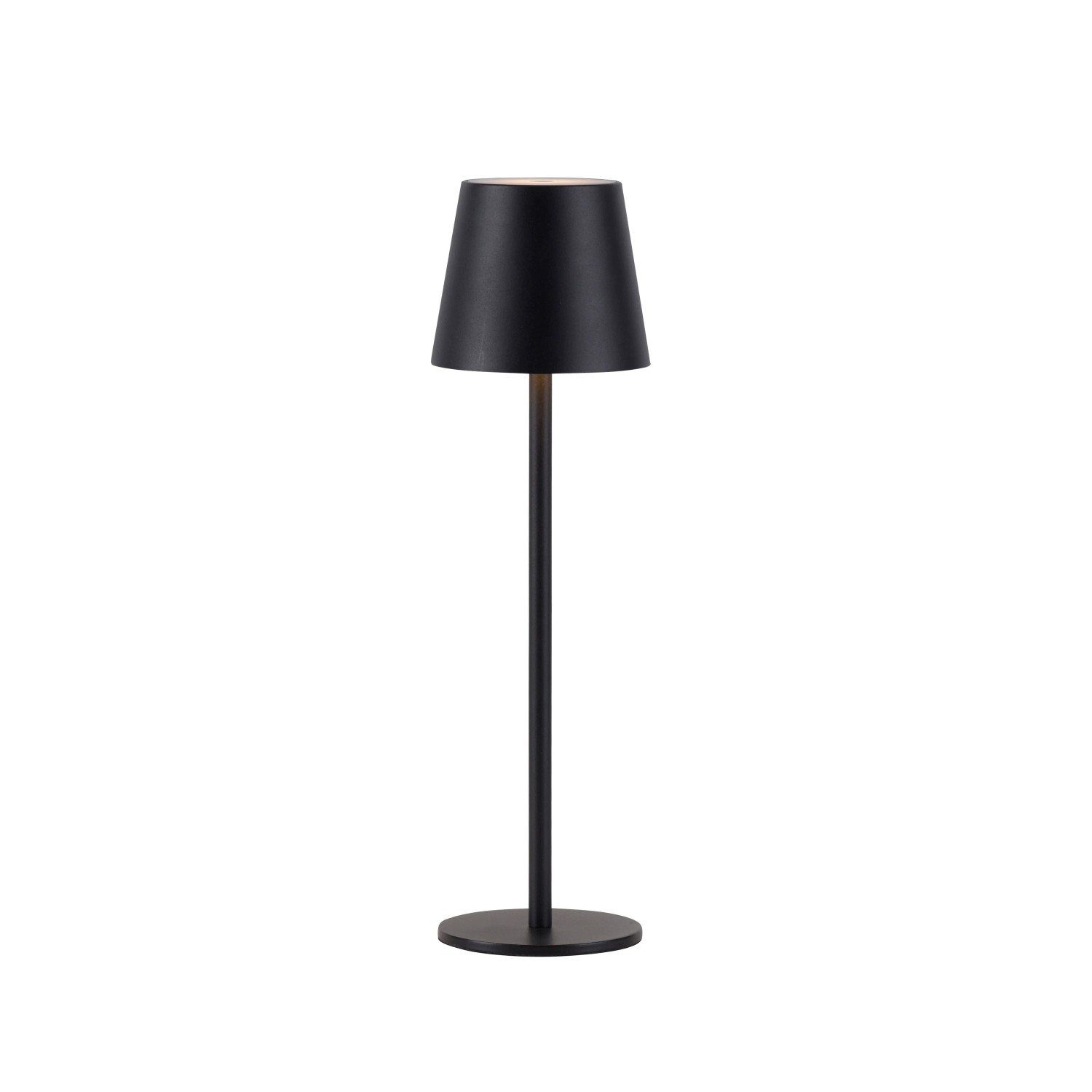 E-shop Just Light. Nabíjacia stolná LED lampa Euria IP54 čierna pr. 11 x 37 cm