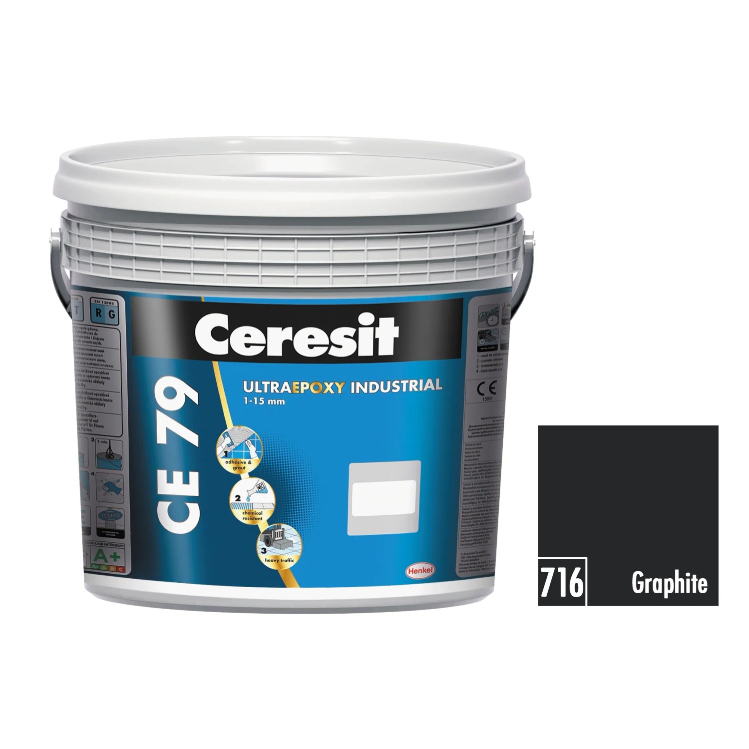 E-shop Ceresit Epoxidová škárovacia hmota CE 79 Graphite, 5 kg