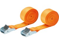 LUX Upínací popruh so sponou, 25 mm x 2,5 m, 2 ks