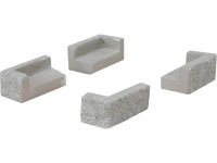 Podstavec pre kvetináč Granite-Light sivý, 8 x 4 x 3 cm Podstavec pre kvetináč Granite-Light sivý, 8 x 4 x 3 cm