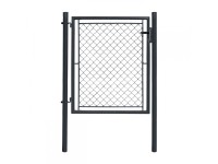 PILECKÝ Jednokrídlová bránka IDEAL Zn+PVC antracitová, 1085 x 1200 mm