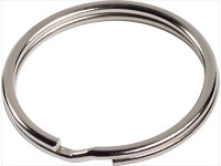 Krúžok na kľúče 20 mm x 30 mm poniklovaný, 6 ks Krúžok na kľúče 20 mm x 30 mm poniklovaný, 6 ks