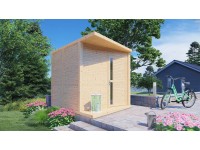 Bertilo Záhradný domček Concept, prírodný, 297 x 234 cm