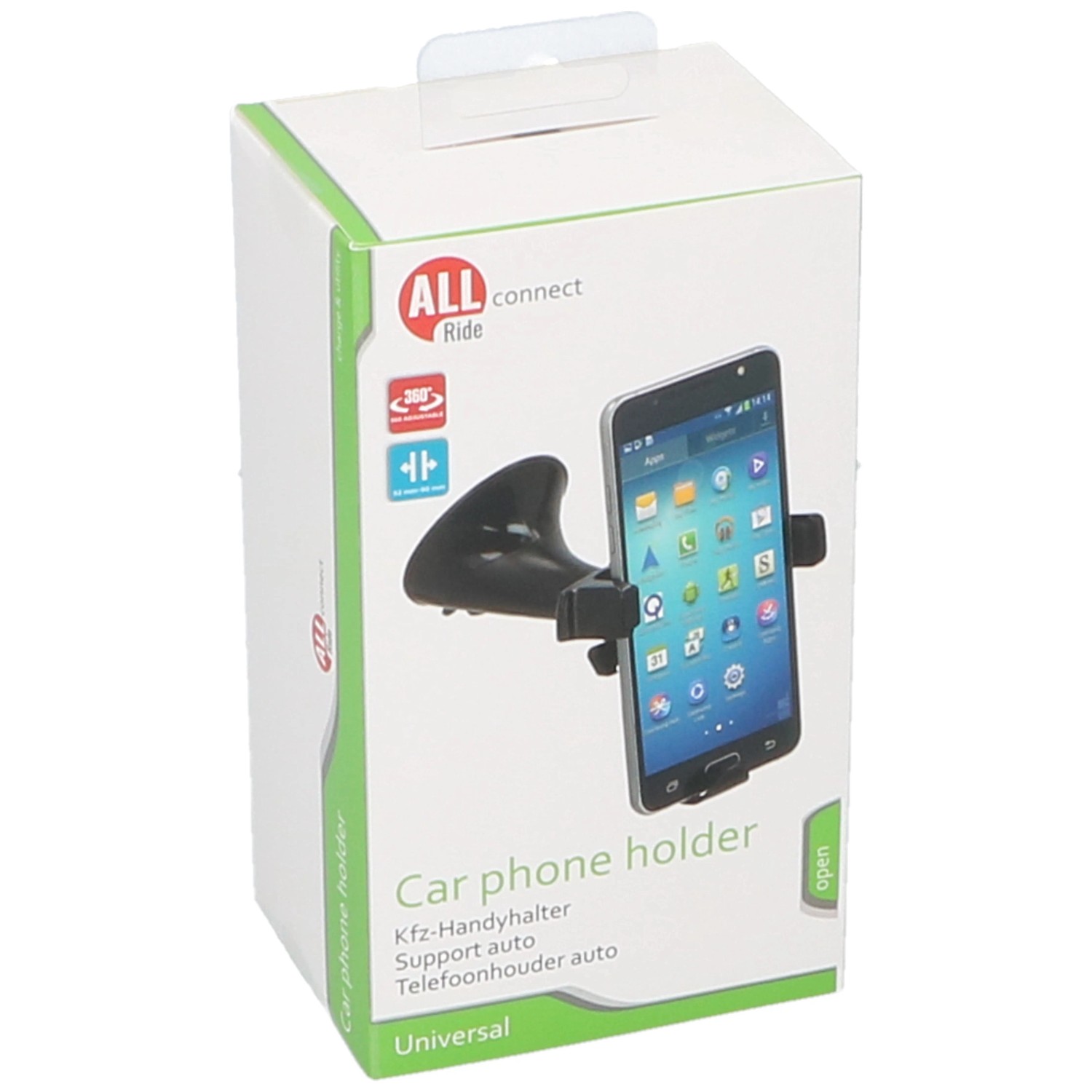 E-shop ALL RIDE Connect Univerzálny držiak telefónu s prísavkou