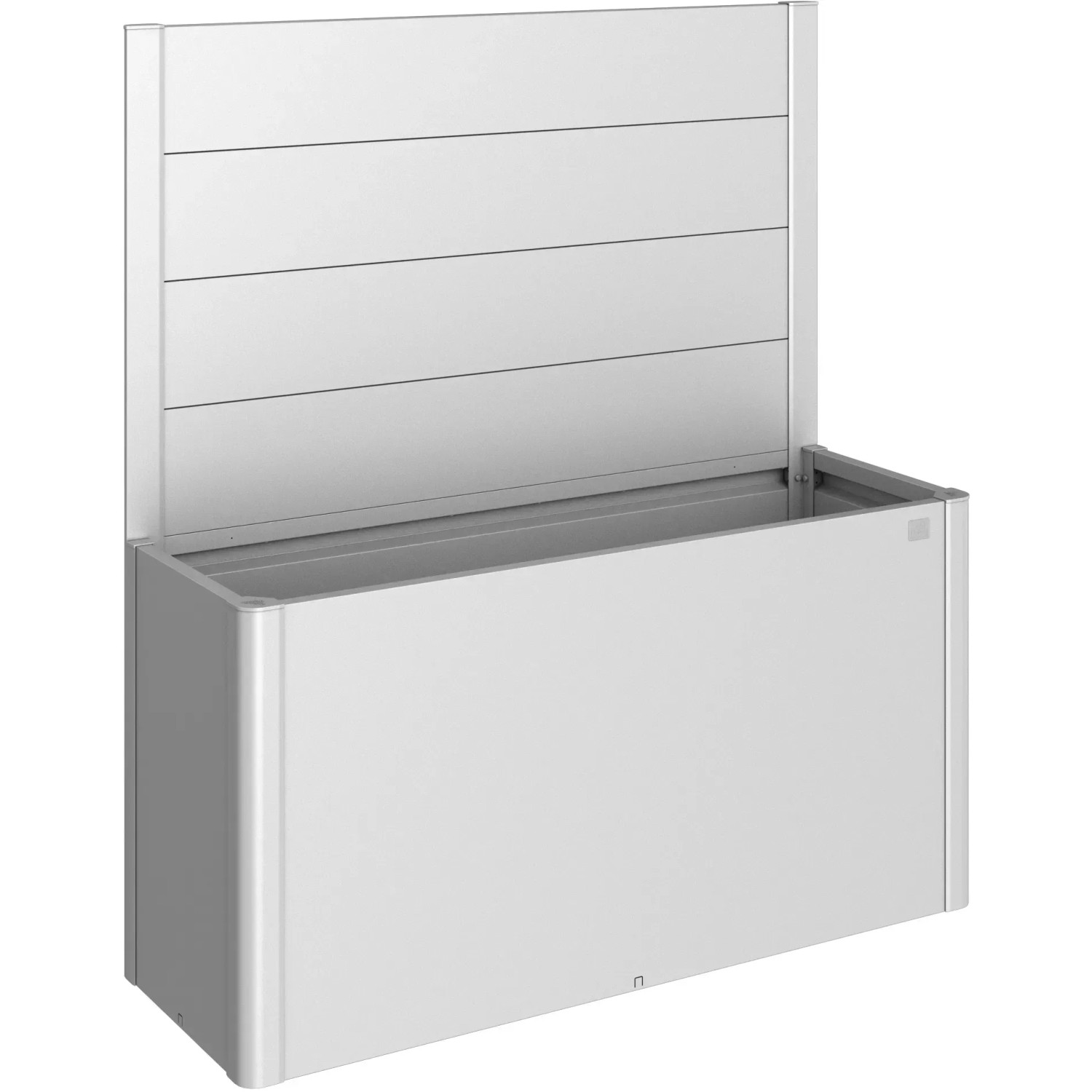 E-shop Biohort Zástena pre záhony vyvýš./Belvedere bez skla pre str. 1,5 m strieborná