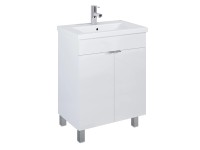 Roca Umývadlová skrinka Cheese 2.0 2x dvierka biela lesklá 80,9 x 60 x 38,4 cm