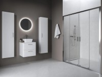 RAVAK Sprchové dvere Blix II NBLDP4 lesklý chróm 120 cm