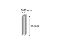 RON Spony stolárske 343/35 M, dĺžka 5,8 x 35 mm, 3000 ks