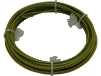 Oznamovací vodič H07V-U zeleno-žltý 1,5 mm2 10 m