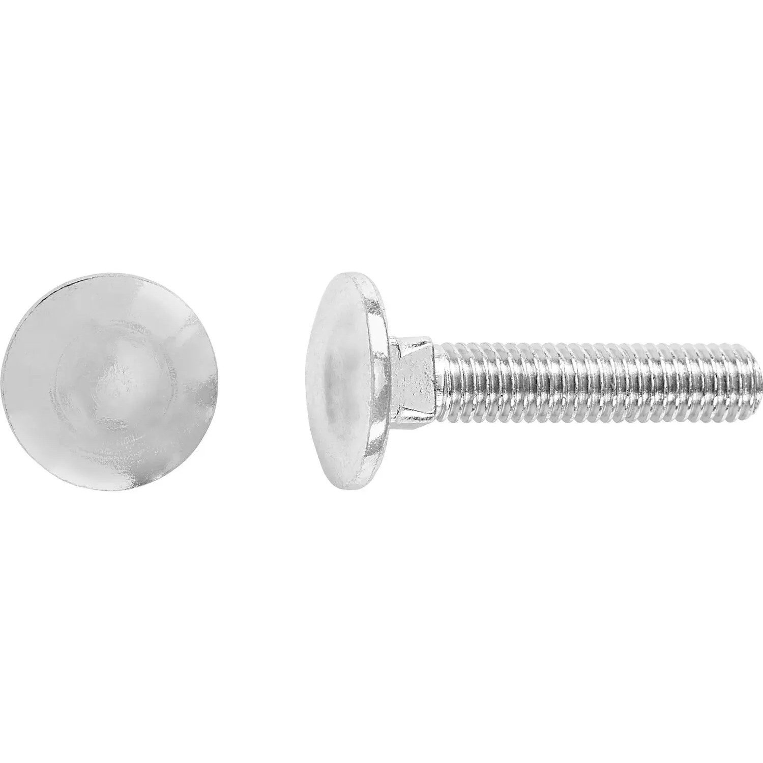 E-shop Vrátová skrutka M5 x 20 mm plný závit bielo pozinkovaný - na váhu